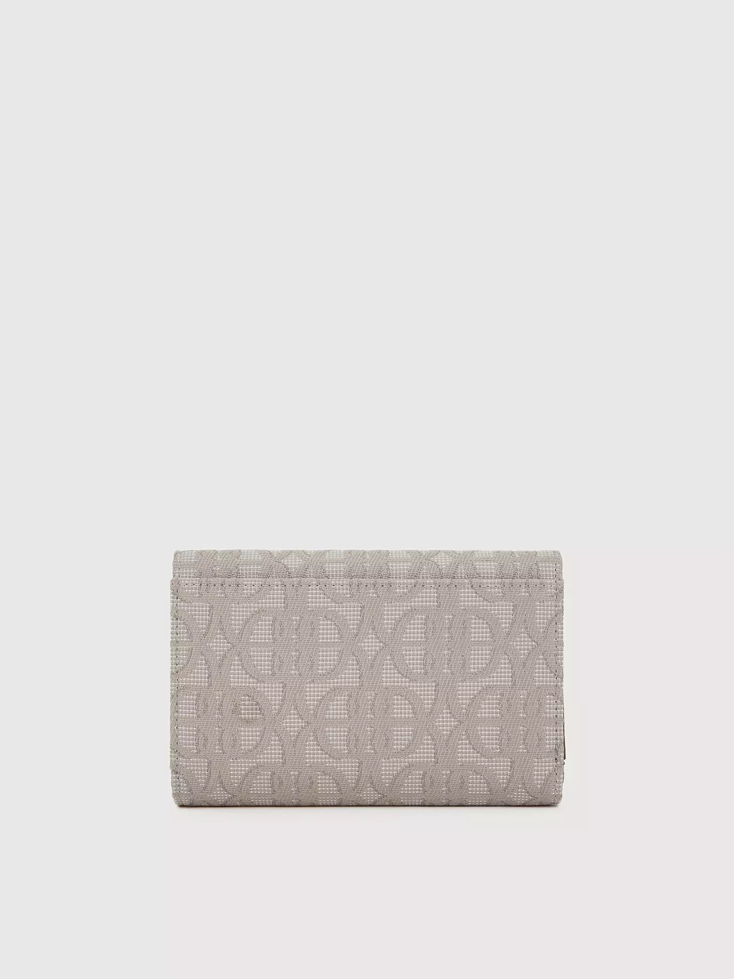 Nuccia Monogram Trifold Short Wallet Dark Green