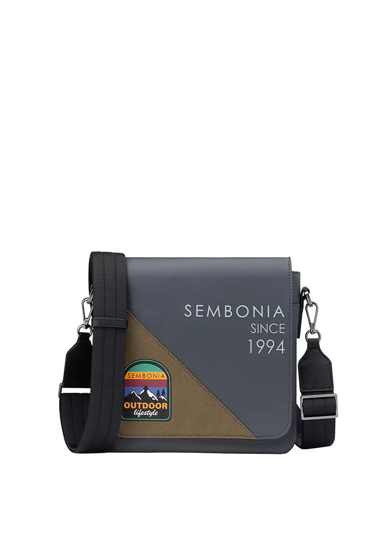 Buy SEMBONIA Voyage Patched Canvas CrossBody Bag Online ZALORA