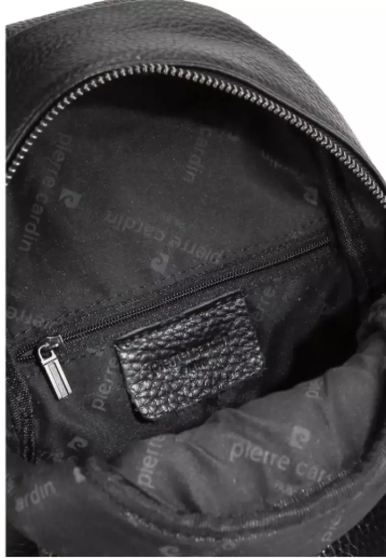 Pierre Cardin Tas Selempang Body Bag Pria Kulit 0112830701BLA