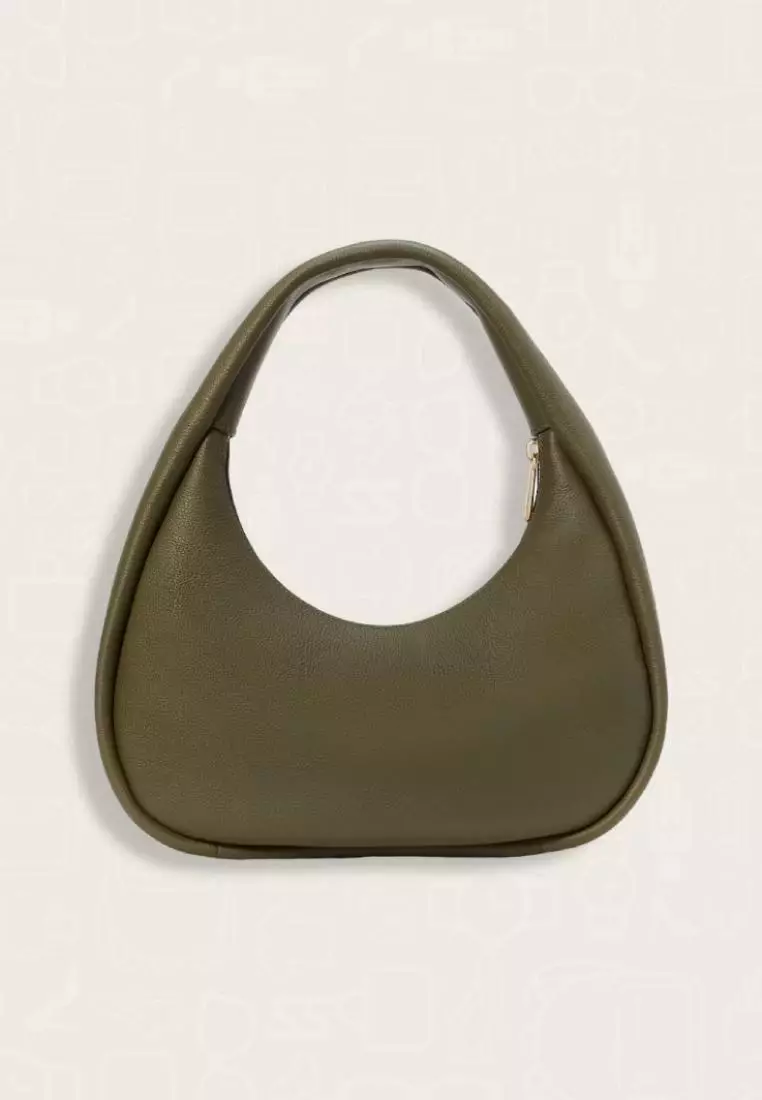 Kate Spade Kayla Large Crescent Shoulder Bag Seaweed