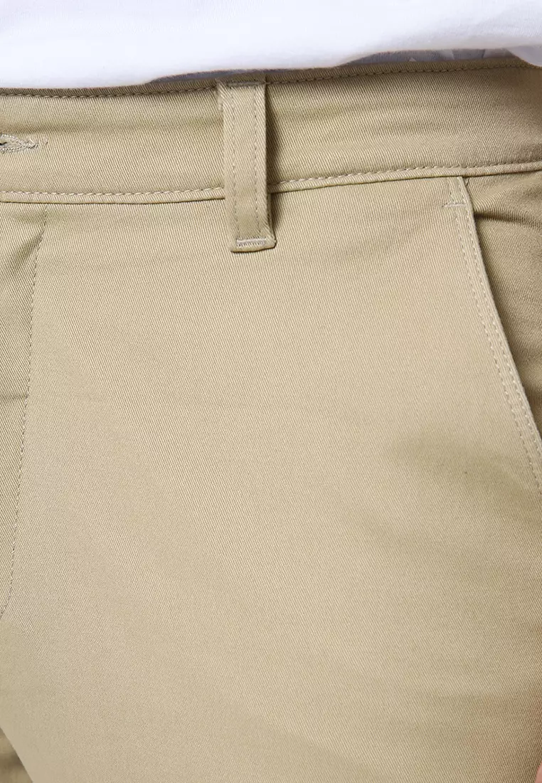 FERANDO CHINOS - KHAKY Celana Panjang - Bottoms Man Slim Fit
