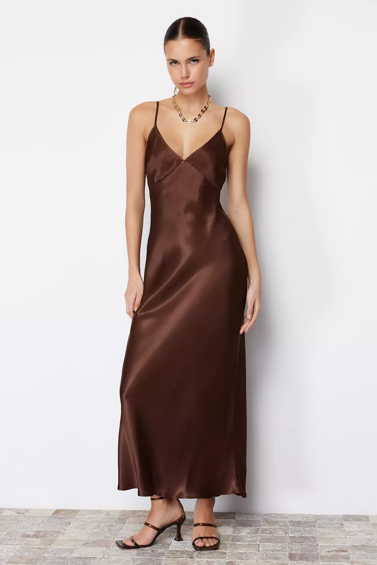 V-Neck Maxi Dress