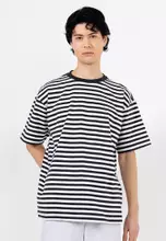 Washed Black/Vintage White Stripe
