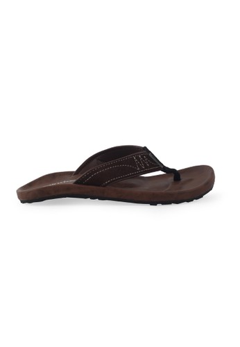 Raindoz Sandals Simple Dark Brown