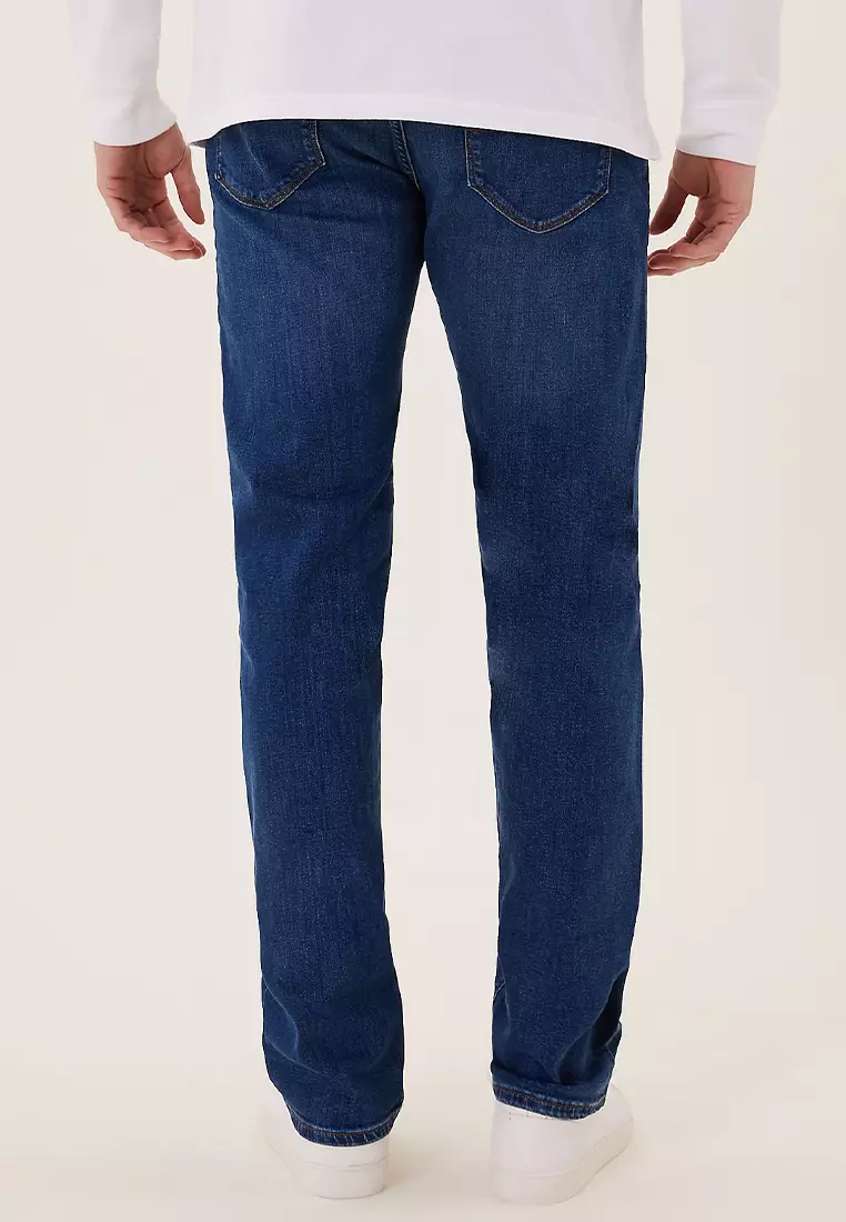 Straight Fit Stretch Jeans