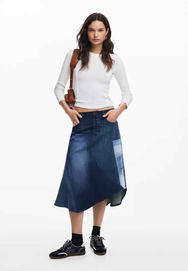 Pearl stitch T-shirt