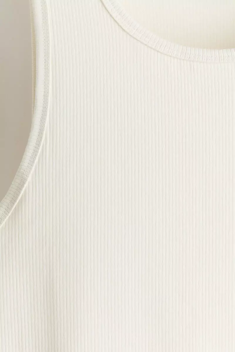 Slim Fit Ribbed vest top