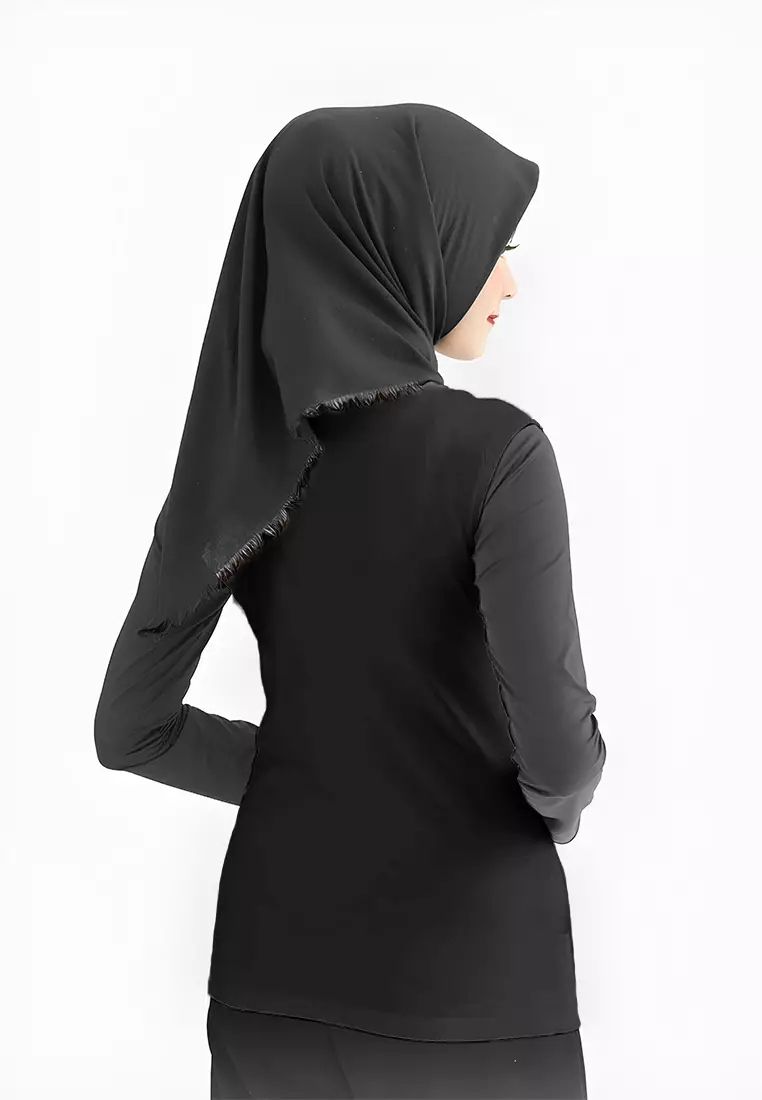 Cotton Bee - Round Neck Sleeveless | Inner Manset Kaos Tanpa Lengan - Black - XL