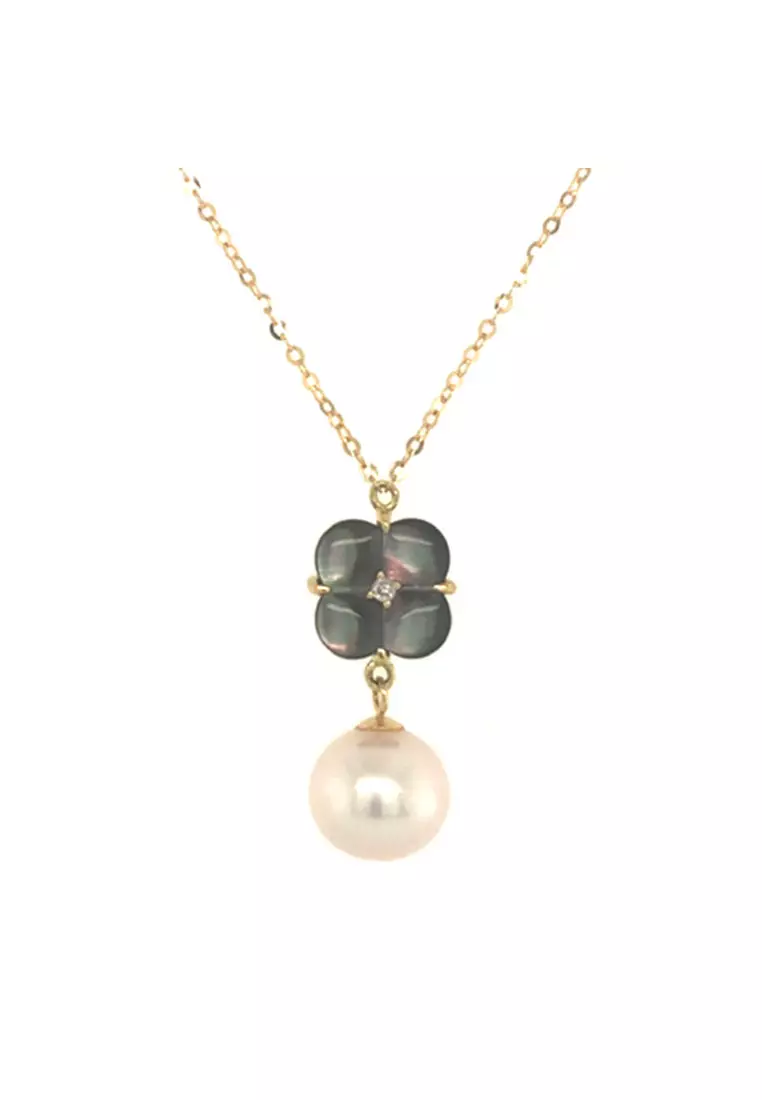 Buy KARAT WORLD 18k Yellow Gold P necklace Pep Gcp 2411 2024