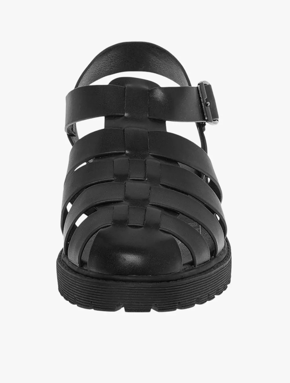 Payless Brash Royalty Womens Lumee Lug Fisherman - Black_05