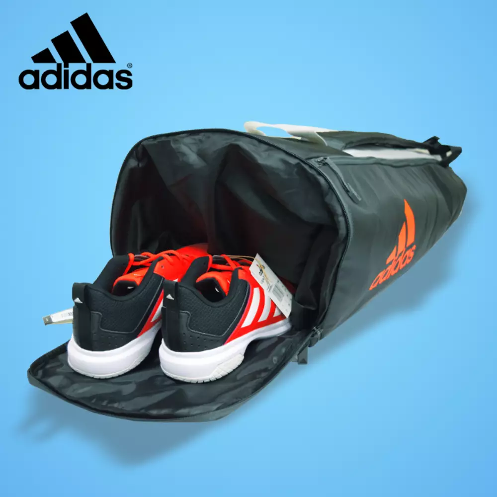 Tas Raket Badminton Bulutangkis / Tenis Adidas VS3.1 6 Racket Bag Grey