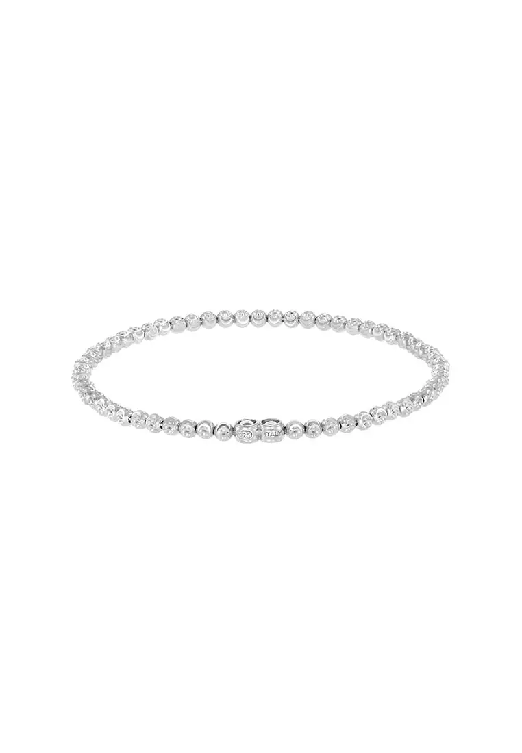 HABIB 925 Silver Bracelet 003 ELASTIC