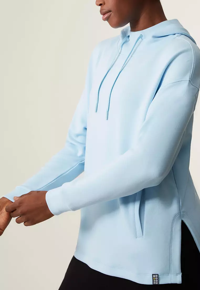 Hooded Relaxed Long Sleeve Yoga Hoodie