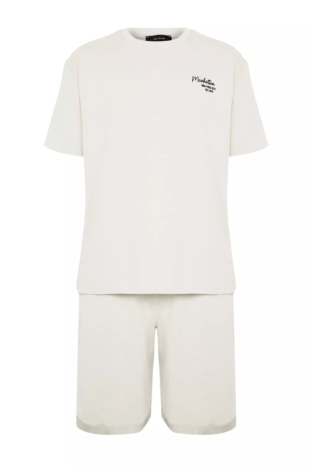 Oversize/Wide Cut City Embroidered Tracksuit Set