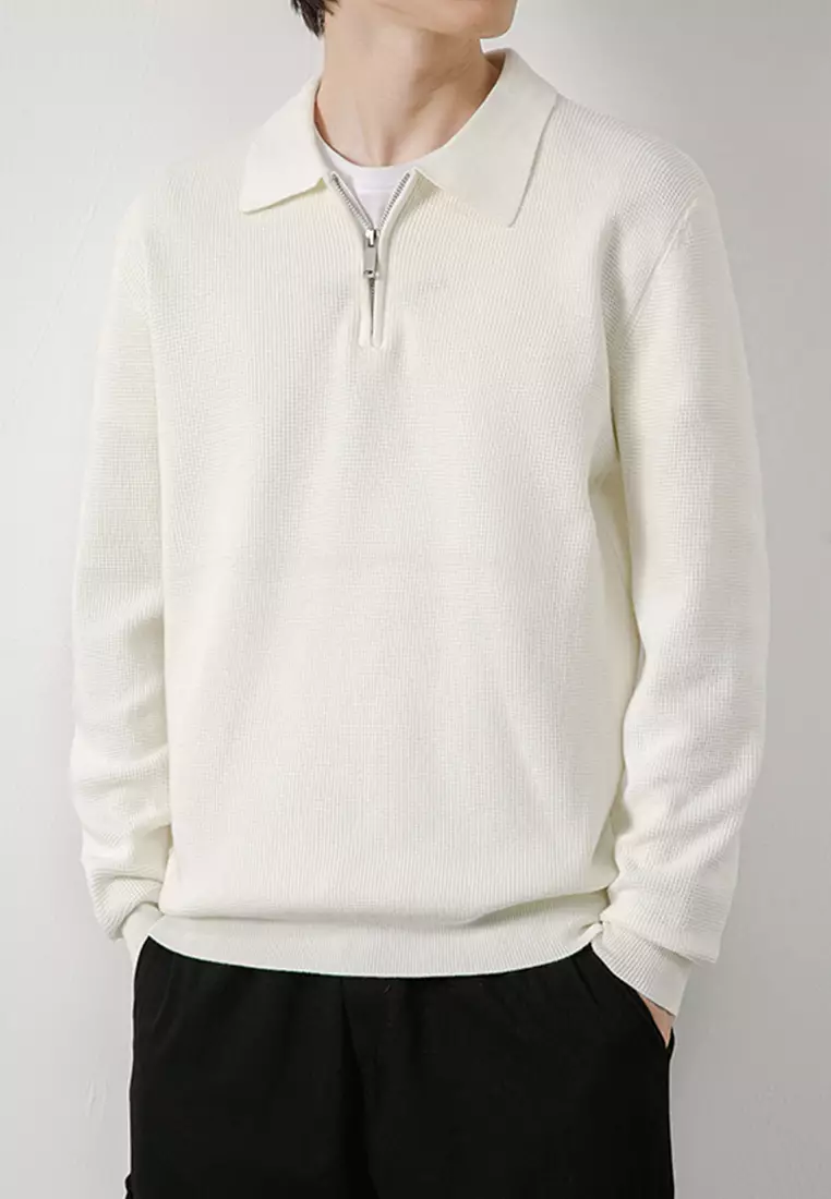 White sweater polo new arrivals