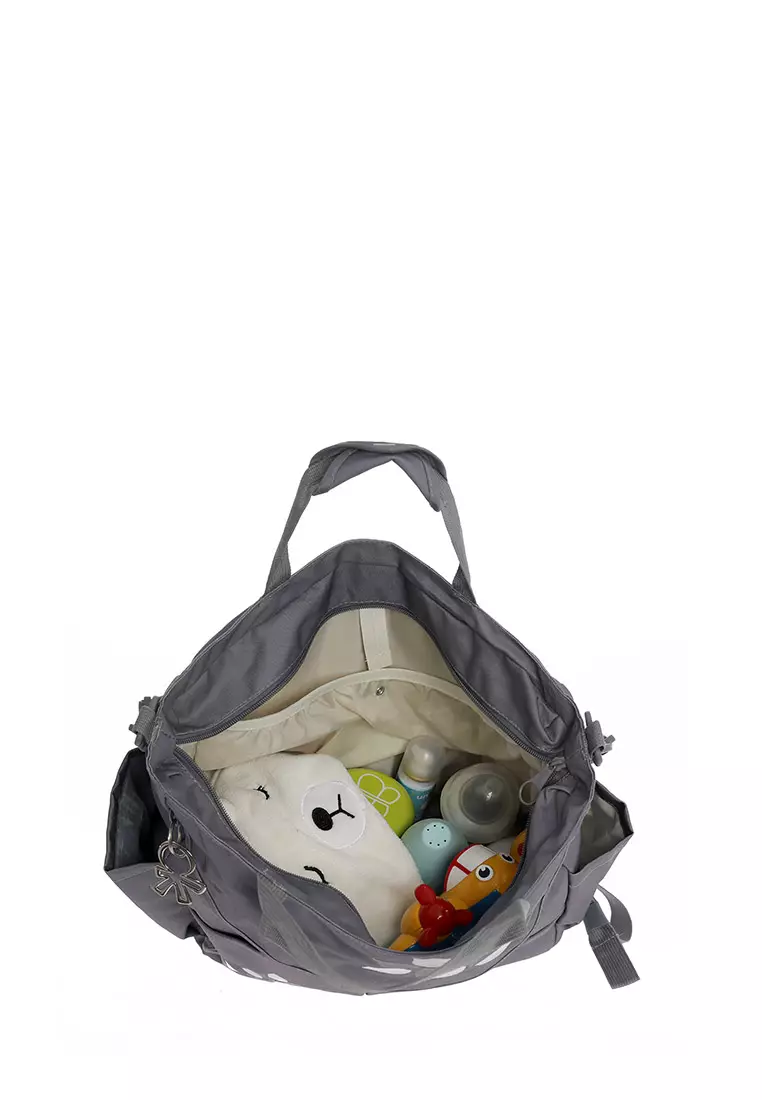 Okiedog Sumo Nature Grey  3in1 diaper bag -  tas bayi