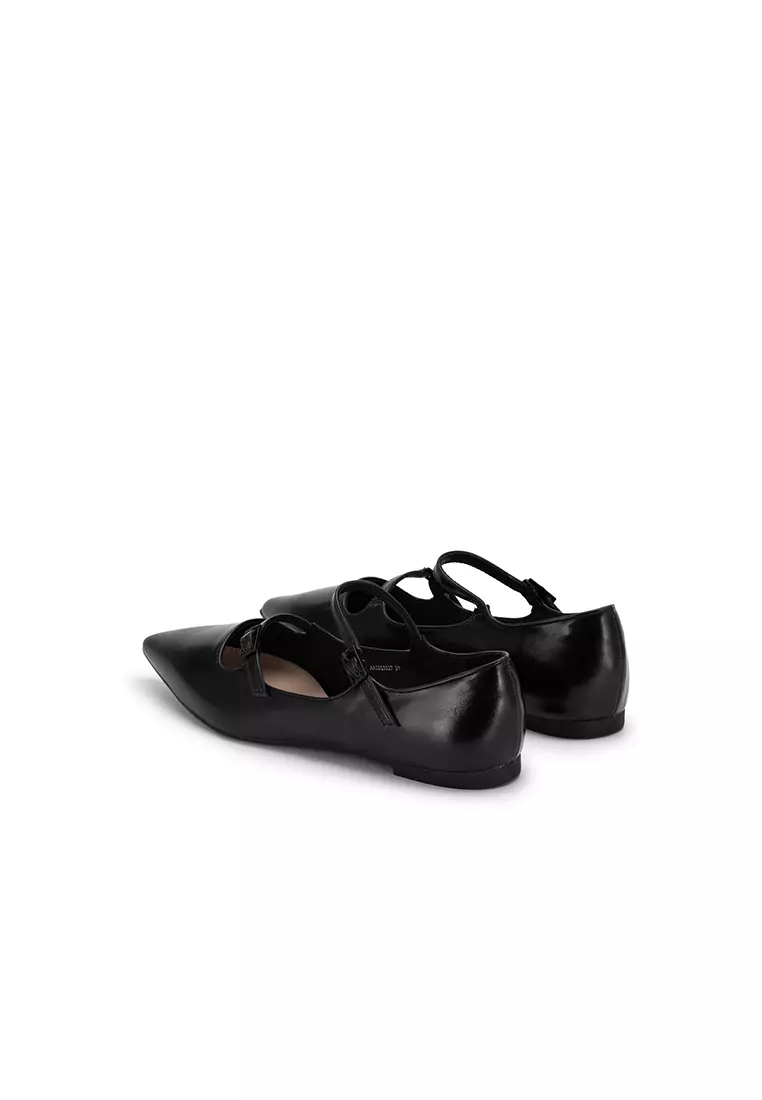 MARY JANE POINTED TOE FLAT