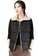 A-IN GIRLS black Simple Faux Lamb Wool Vest Jacket 10196AA3396E3DGS_1