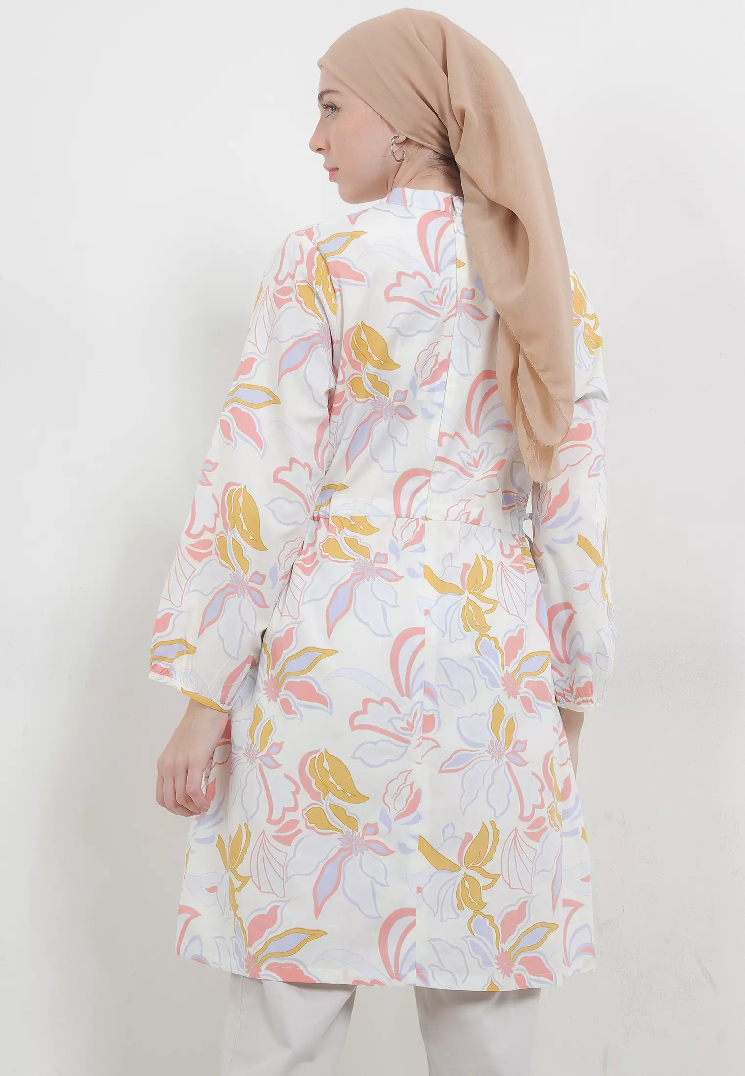 MFMW Izeya Tunik Salem Motif Bunga
