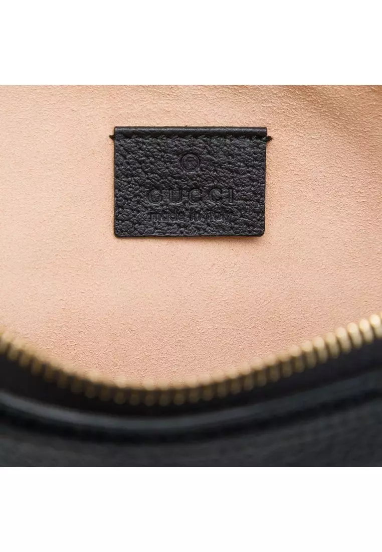 Pre-Loved Gucci Calfskin Web Ophidia Clutch