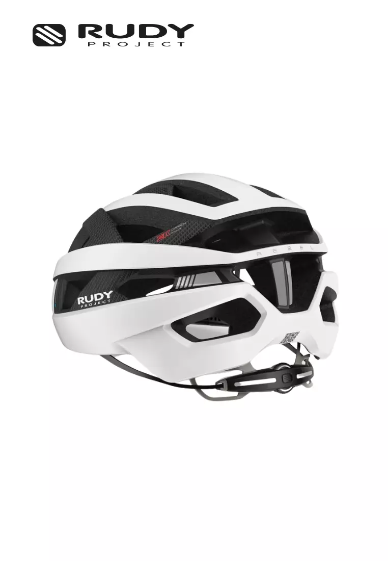 Rebel Helmet – Carbon White Matte | Road Cycling Helmet