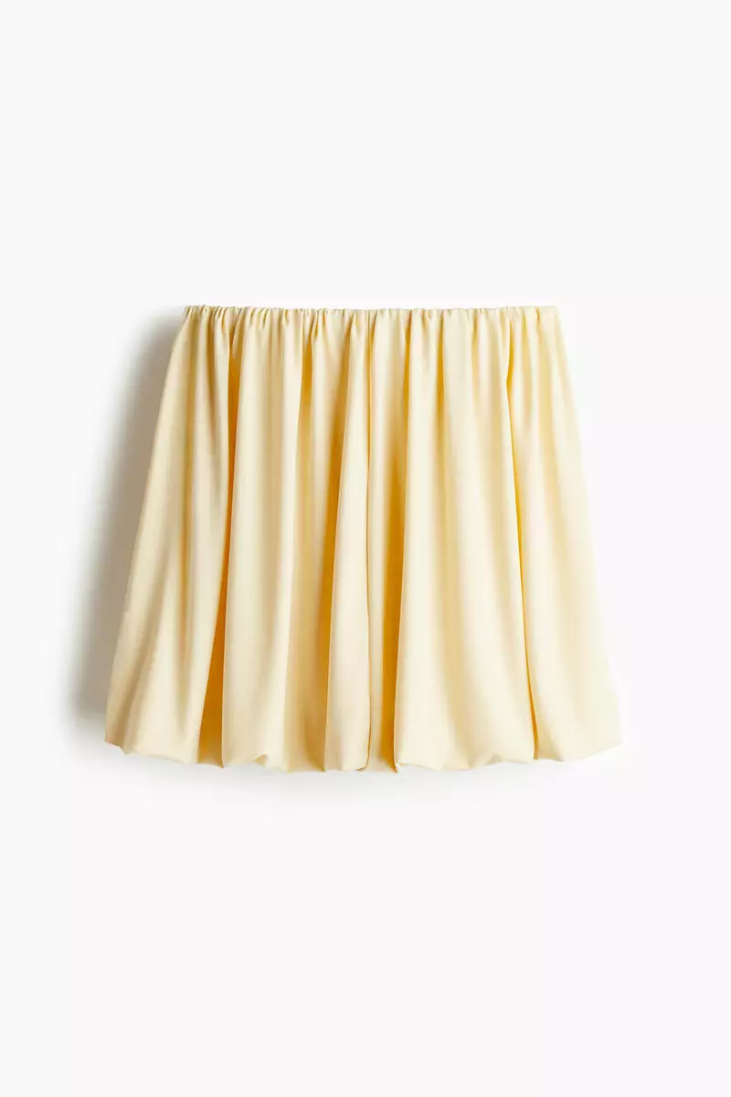 Bubble-hem mini skirt