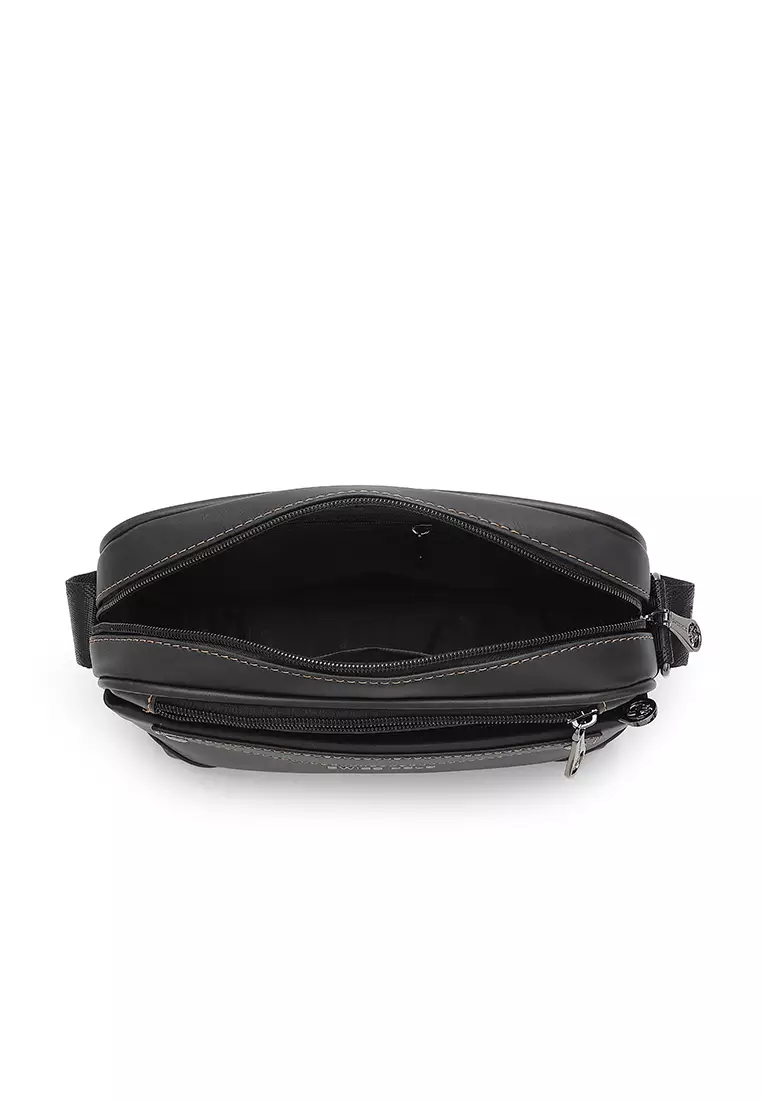 Men's Sling Bag / Crossbody Bag - Black
