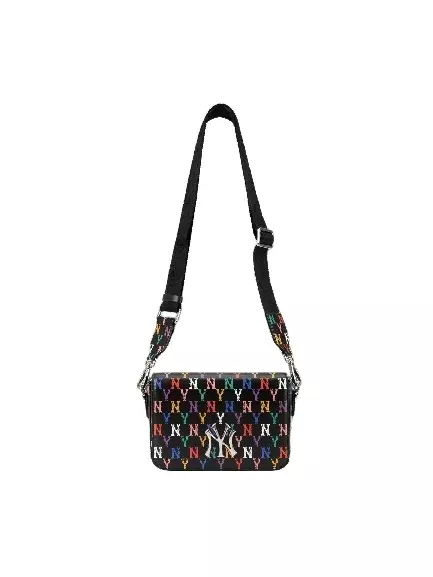 ★早期完売★MLB★Monogram Rainbow Hoody Bag★バッグ★大人気 Jual MLB Classic Monogram Rainbow Hoody Bag New York Yankees