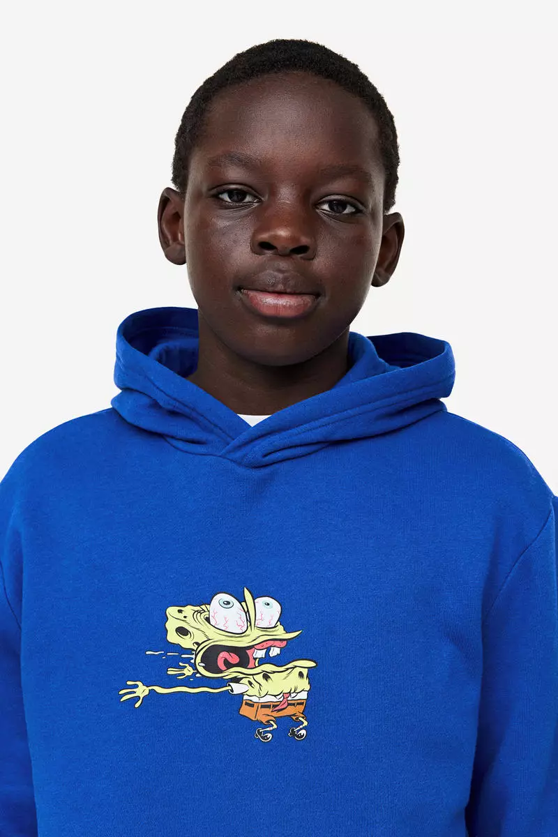 H&m outlet blue hoodie