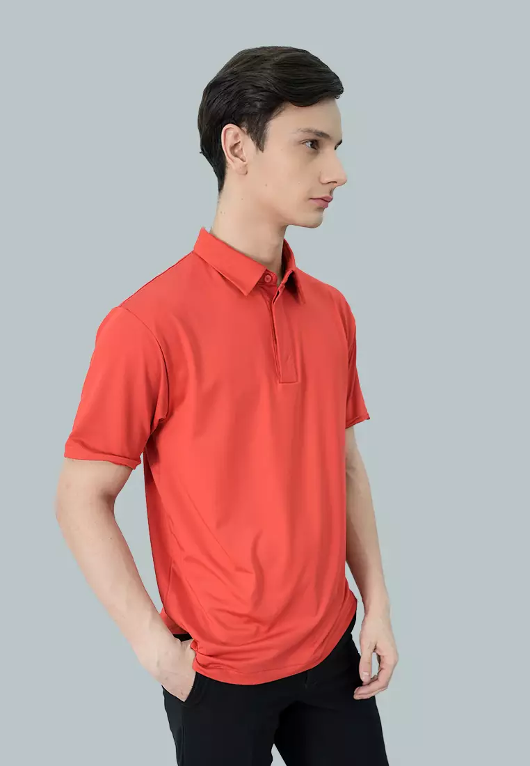 Johnwin Polo Dri Fit Kaos Polo Pria Coral Polos FWS.638.C007.008.C