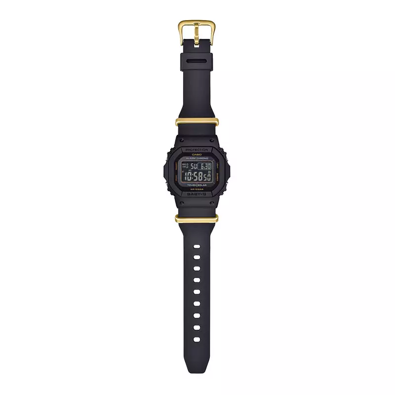 Jam Tangan Wanita Casio Baby-G BGD-S565ZE-1DR 50th Anniversary Tough Solar Zero To One Black Resin Band