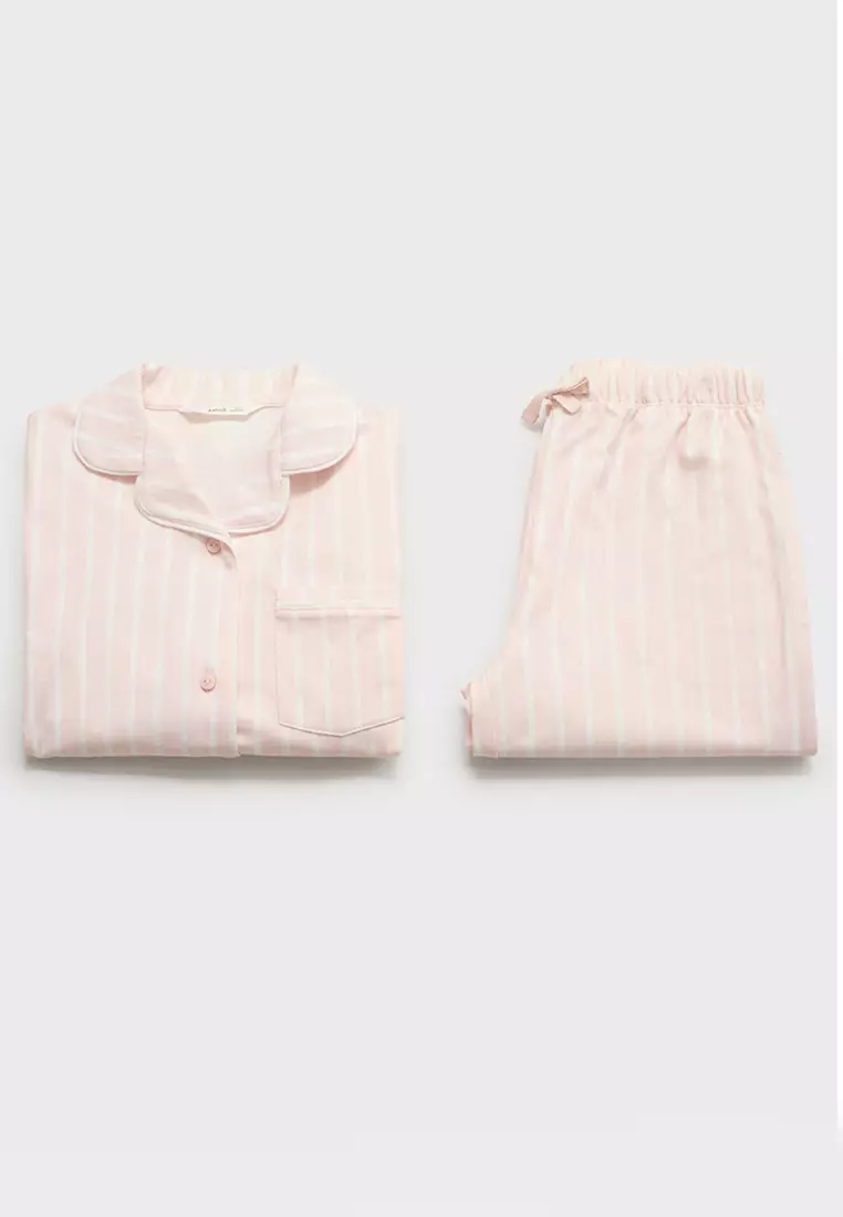Striped Long Pyjama Set