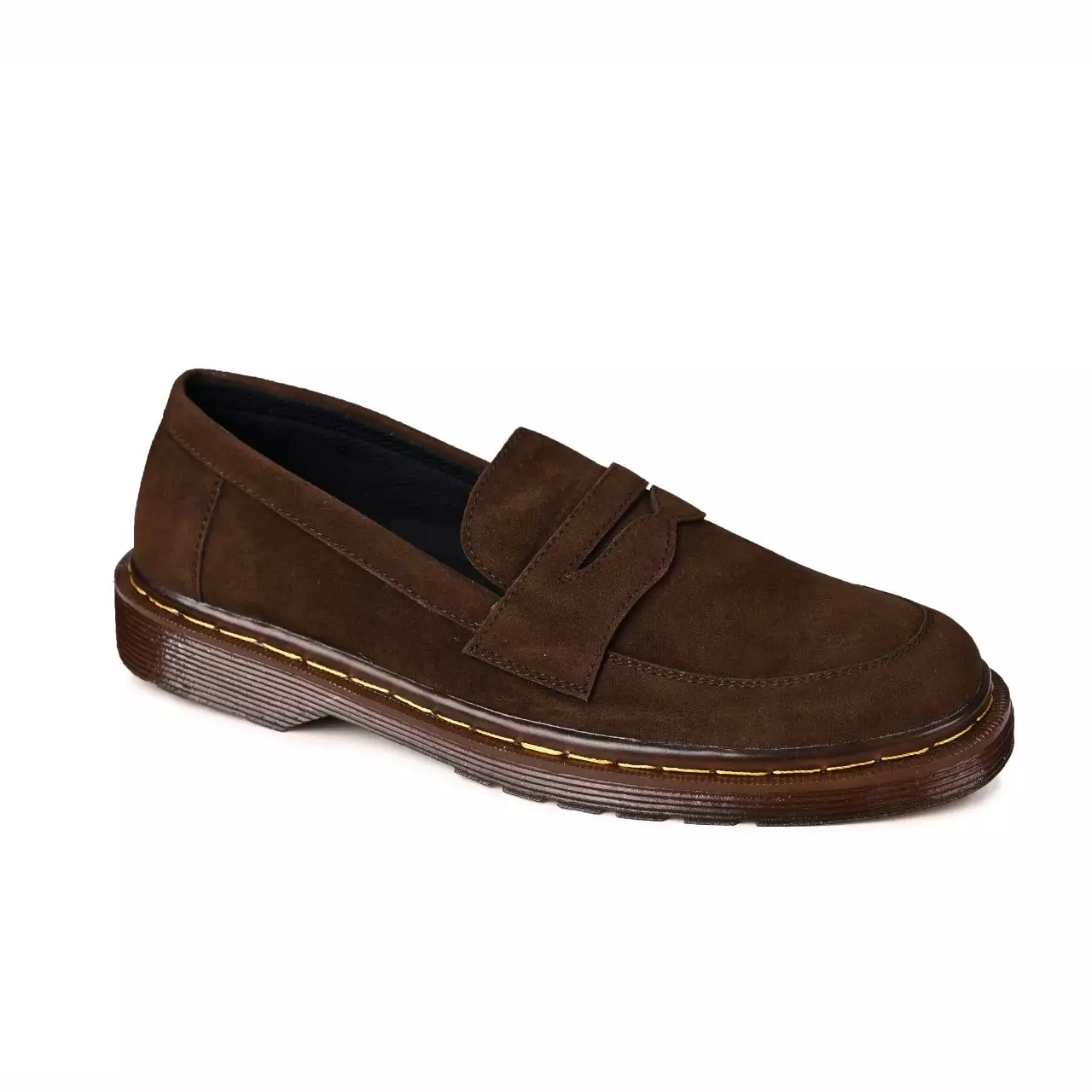 Country Boots Xabi - Sepatu Suede Slip On Formal Brown