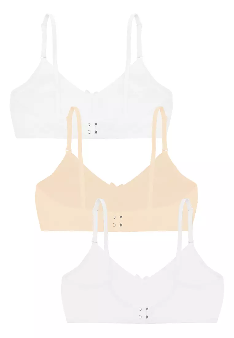 Buy Barbizon 3-in-1 Pack Training Bra Underwear For Kids Girls