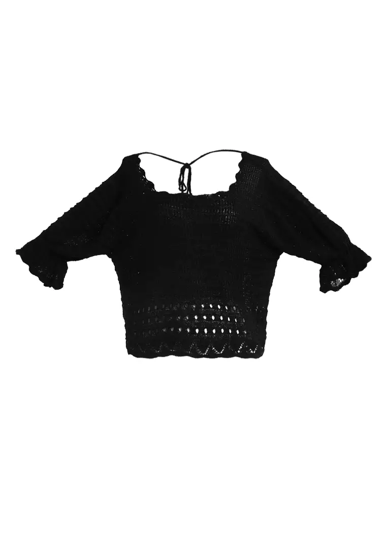 Black Classic Short-Sleeved Top