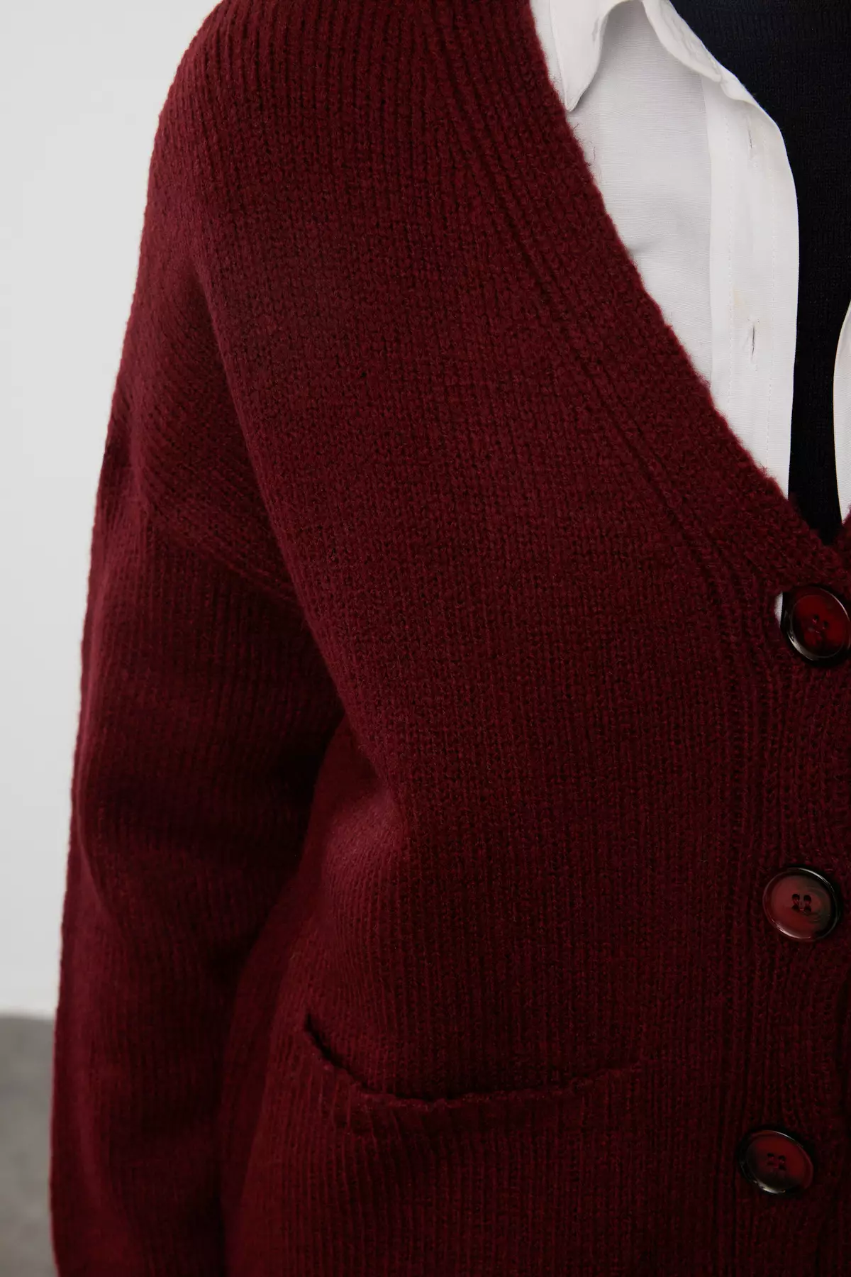 Basic Soft Textured Knit Cardigan