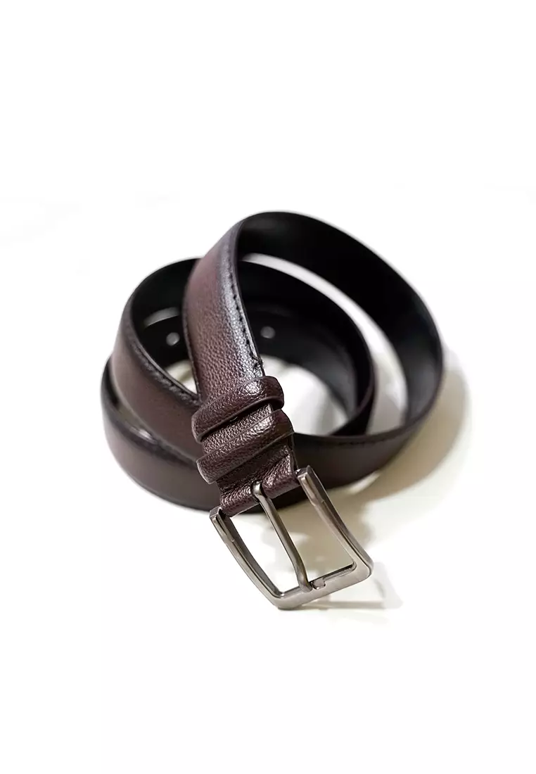 ikat pinggang pria coklat tua ban pinggang sabuk kulit formal pria