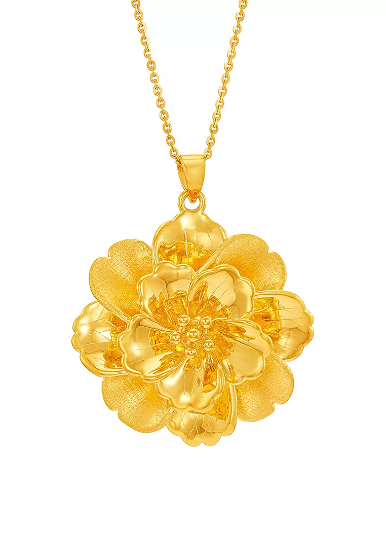 HABIB 999/24K Yellow Gold Pendant 9GP00701224