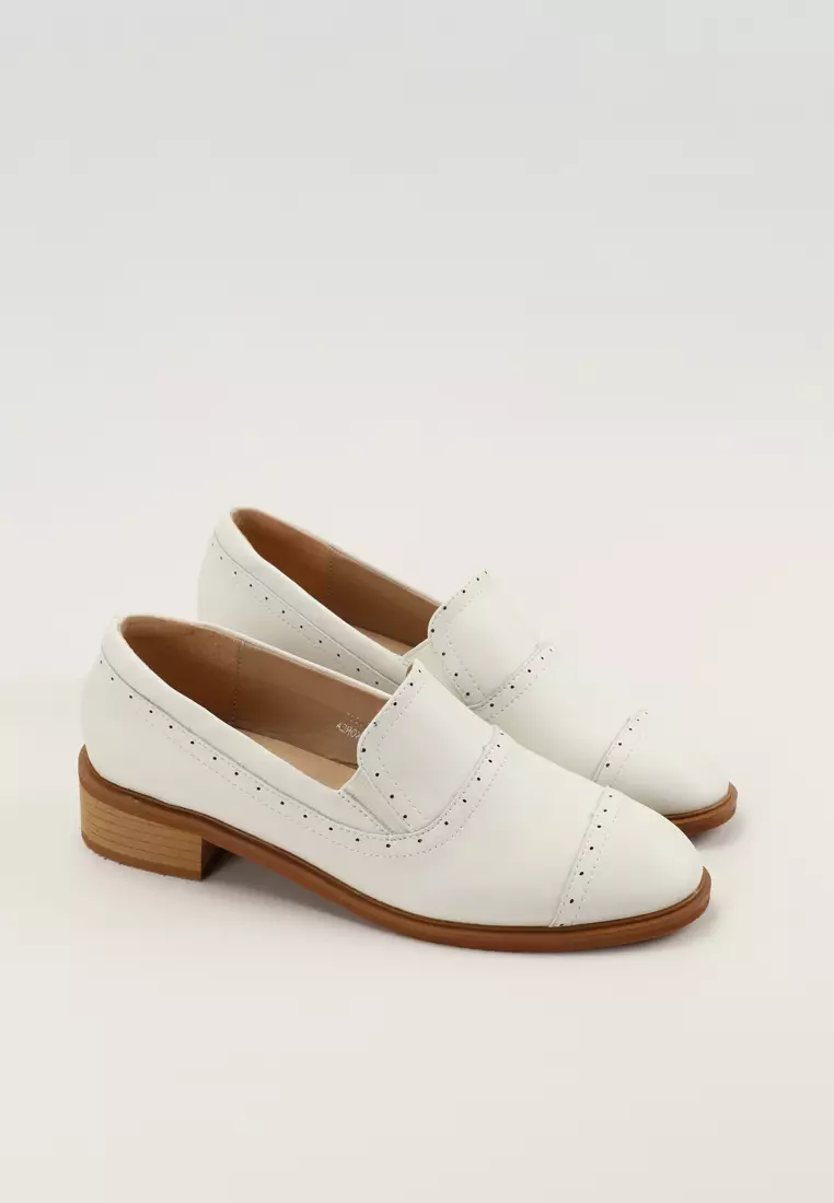 Brogue Leather Loafers TH128-2