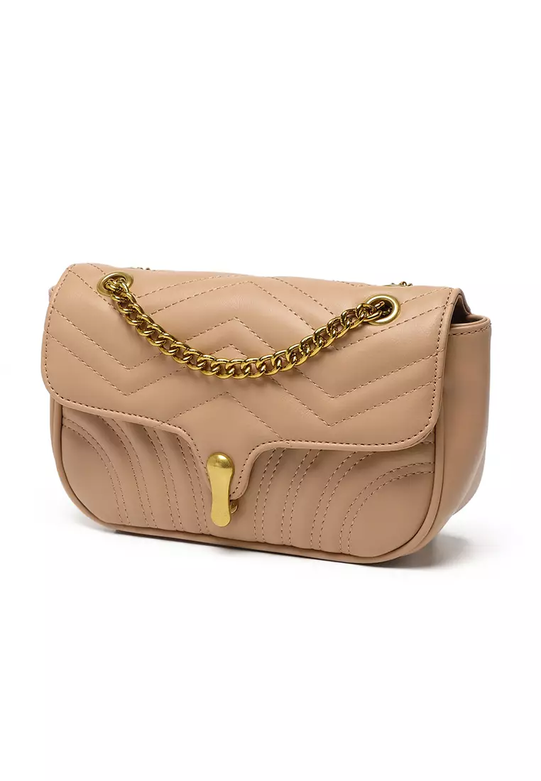 GYKACO CILLA Khaki - Tas Selempang Wanita - Fashion Sling bag (Import)