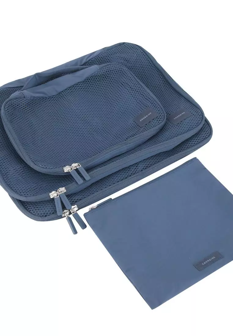 Crossing Waterproof Ripstop Nylon Packing Cube Set (4-Piece Set) - Smoke Blue