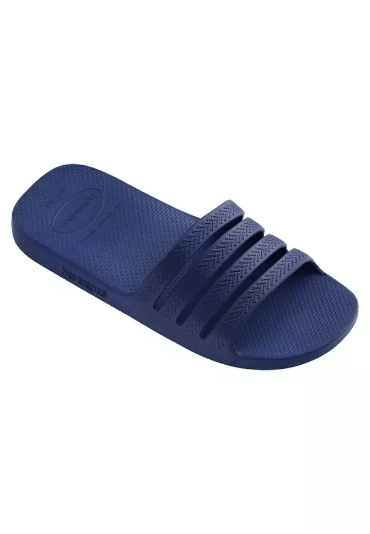 Discount on Havaianas  shoes - SKU: Stradi Slides In Navy Blue