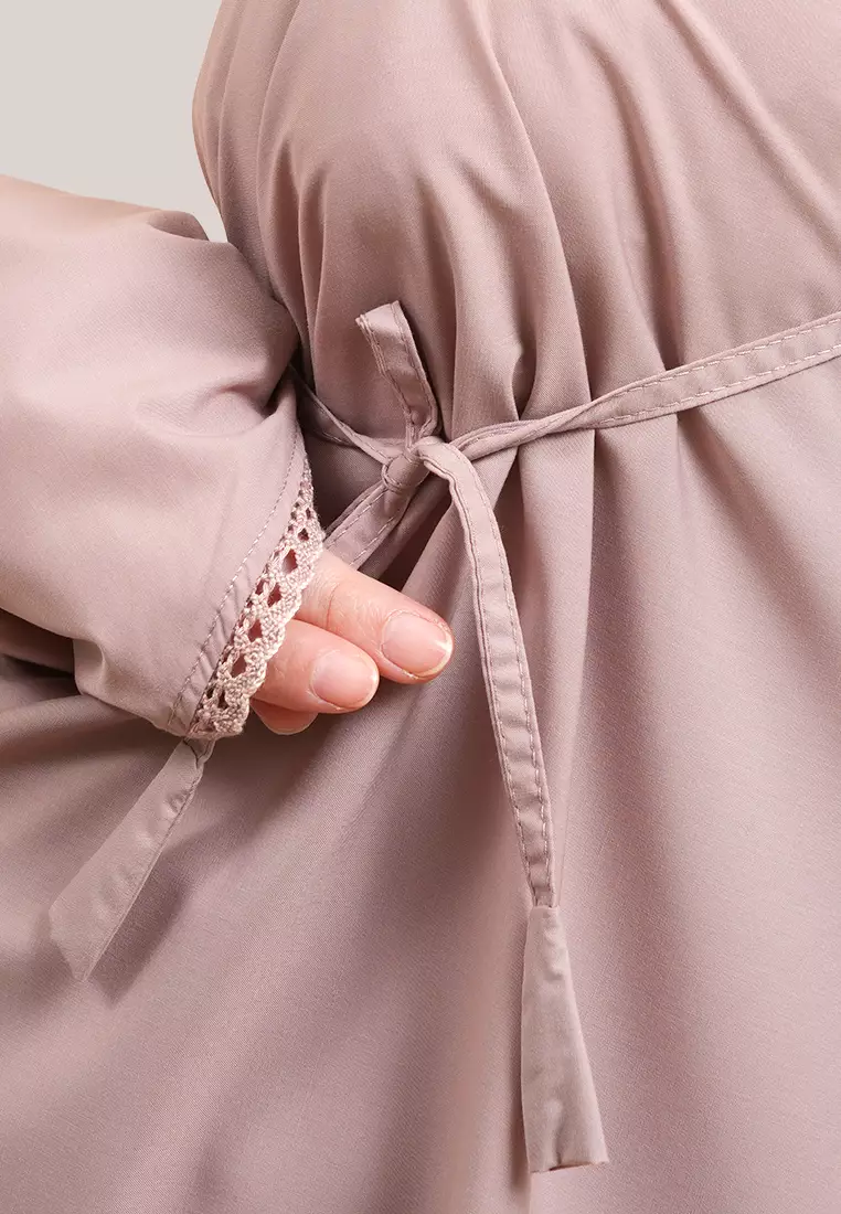 Siti Khadijah Telekung Modish Rehana in Wood Mauve
