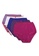 MARKS & SPENCER purple M&S 5 pack Stripes Cotton Lycra Full Briefs 679CCUSD2B386FGS_1
