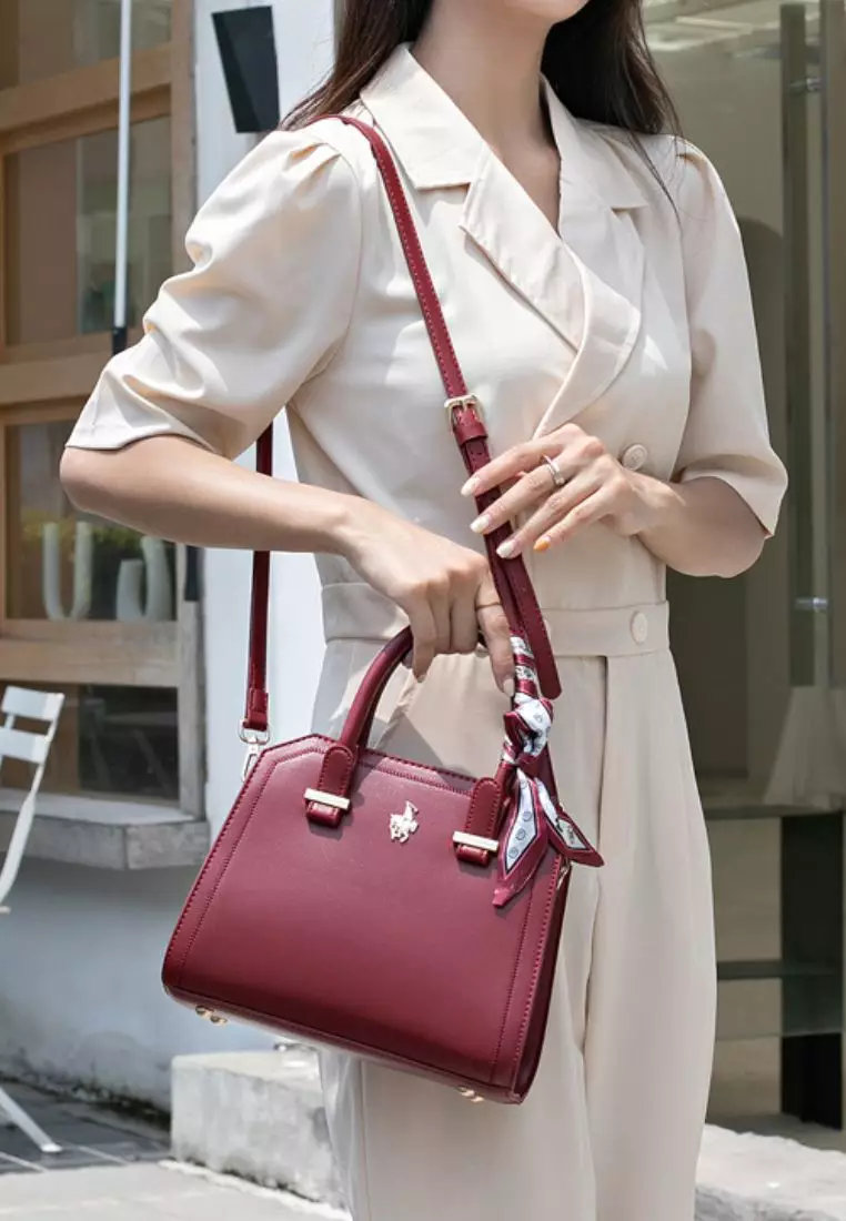 Women's Top Handle Bag / Sling Bag / Crossbody Bag (手拿袋 / 斜孭袋) - 紅色