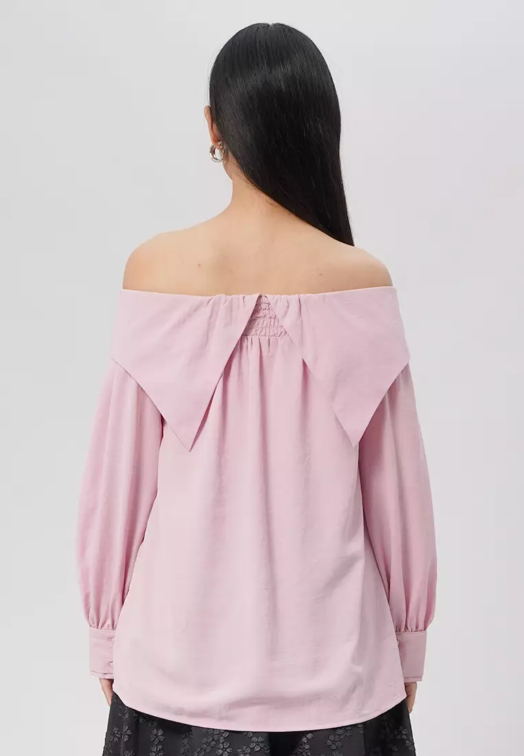 Puff Sleeves Off Shoulder Blouse