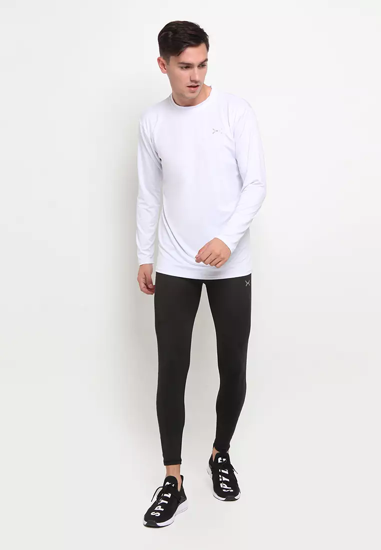 FLEXZONE Long Sleeves Baselayer Essential Series White