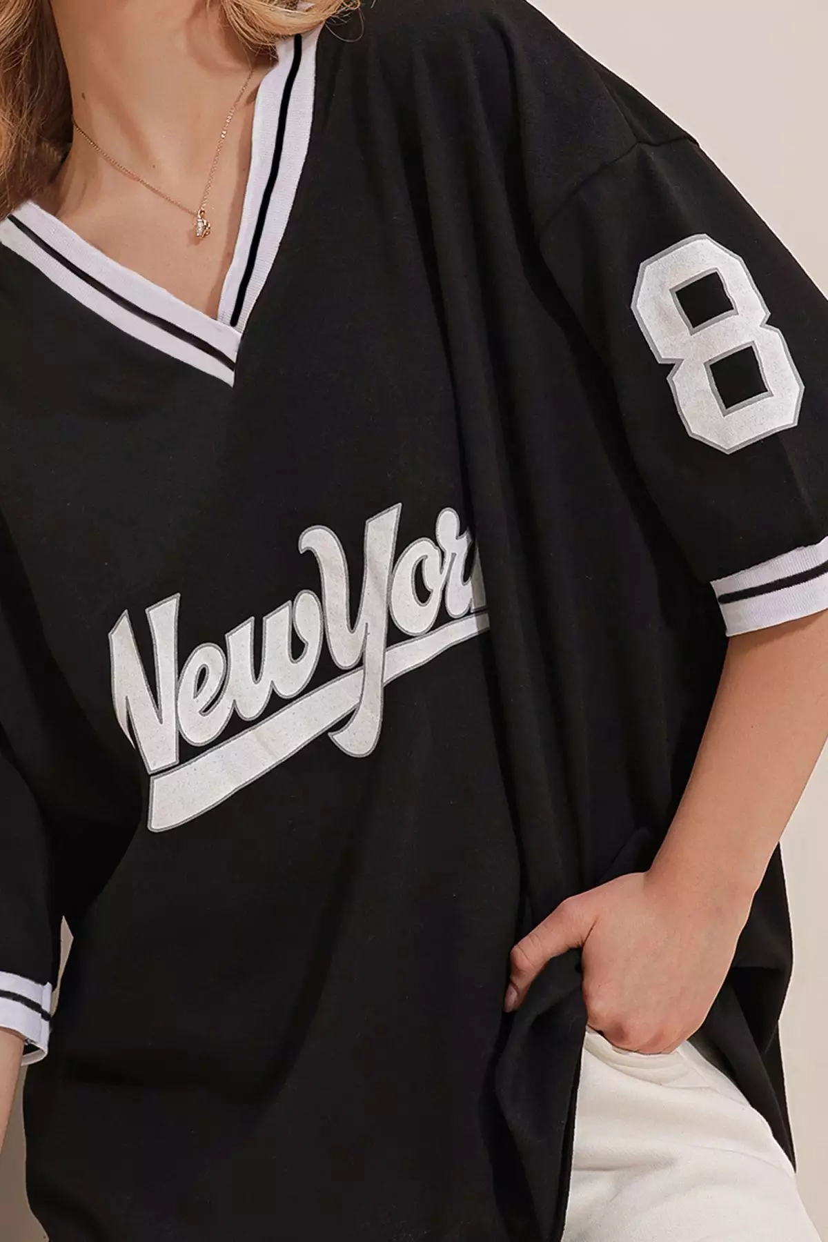 Oversized Lettering T-Shirt