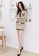 Crystal Korea Fashion beige Korean-made new OL slim long-sleeved dress C5C6FAAAB06FCCGS_4