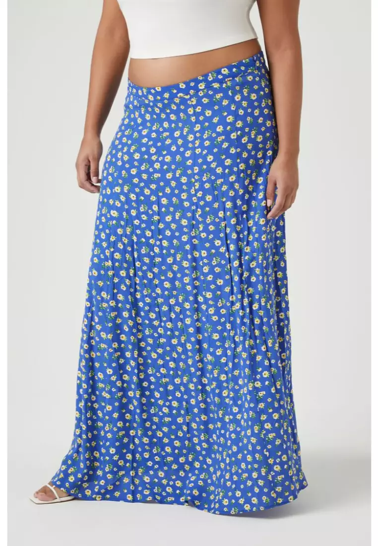 Polka dot maxi skirt forever 21 online